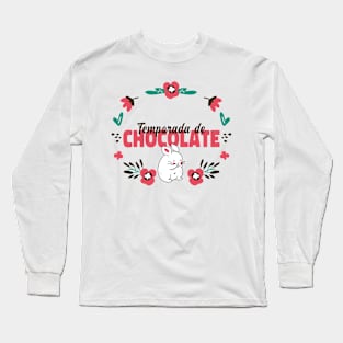 Temporada de Chocolate Easter Day Long Sleeve T-Shirt